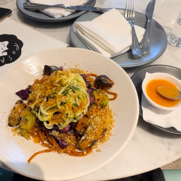 photo of Rosalinda Restaurant Warm Guajillo Noodles & Charred Red Cabbage shared by @sasha21 on  02 Jan 2023 - review