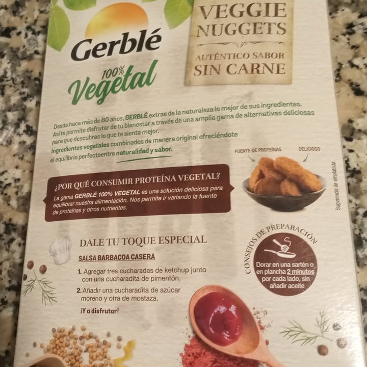 photo of Gerblé Veggie nuggets shared by @titoherbito on  17 Jan 2023 - review