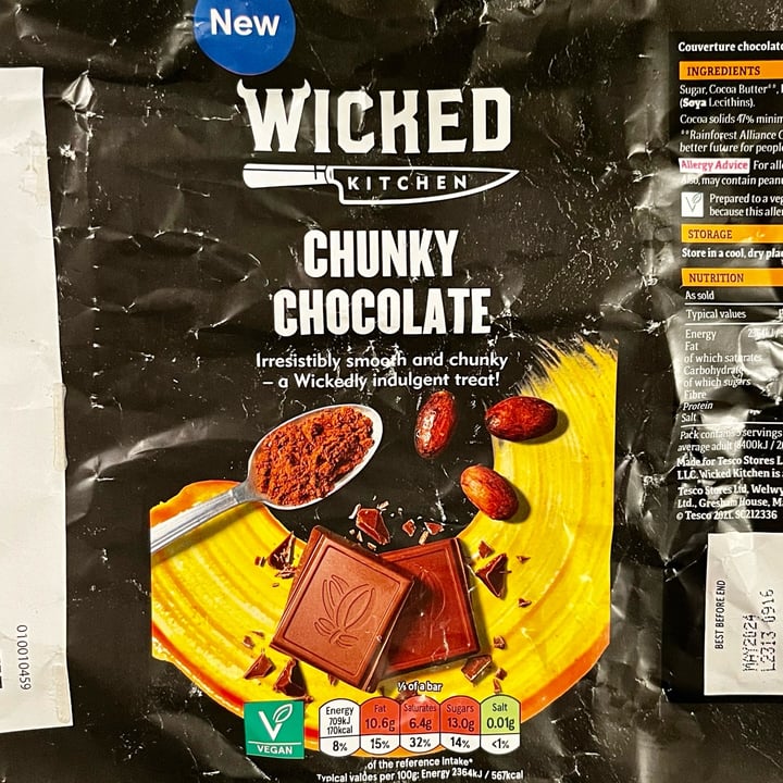 photo of Wicked Chunky Chocolate Bar shared by @mtp on  06 Mar 2023 - review