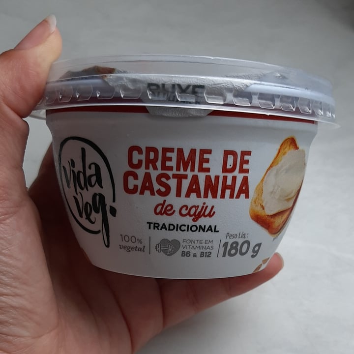 photo of Vida Veg Creme De Castanha De Caju Tradicional shared by @alejulie on  14 May 2023 - review