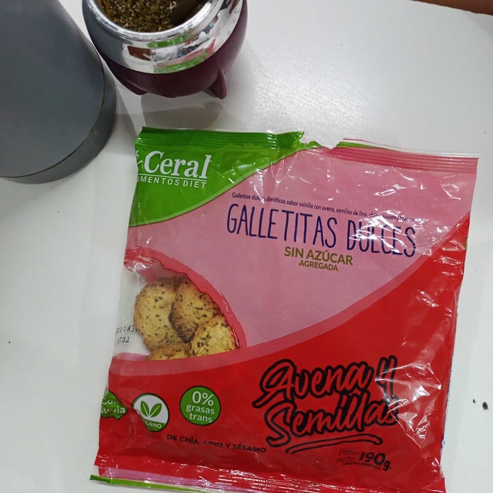 photo of Ceral Alimentos Diet Galletitas integrales sin azúcar de avena y semillas shared by @ana108 on  20 Mar 2023 - review