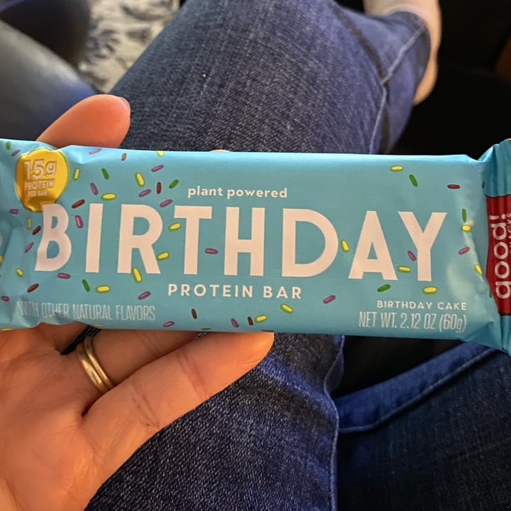 photo of Good! Snacks Birthday Cake Bar shared by @xtal on  05 May 2023 - review
