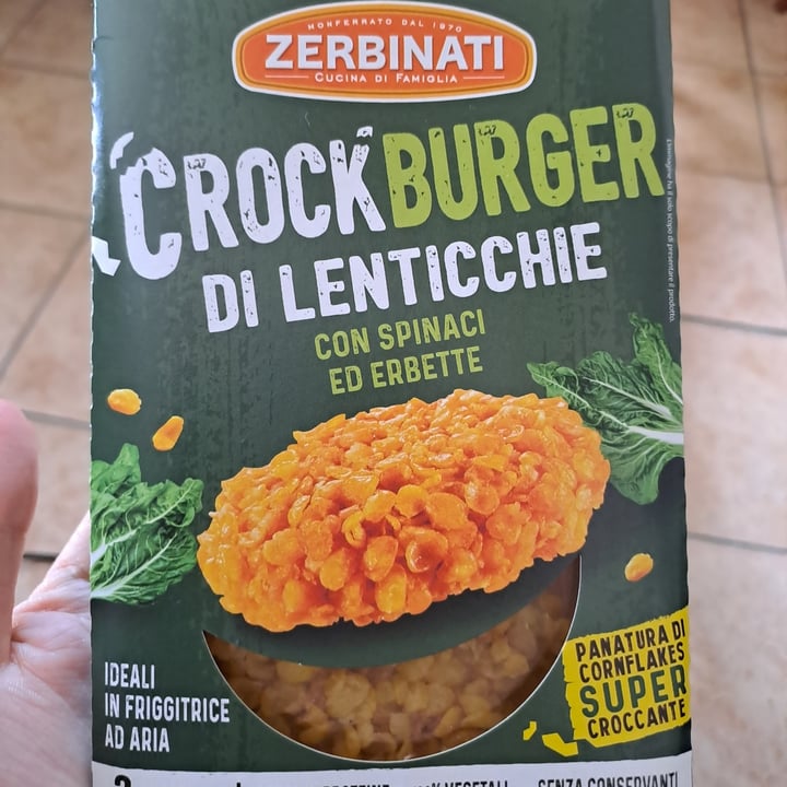 photo of Zerbinati Crockburger Di Lenticchie Con Spinaci Ed Erbette shared by @fra-ncy on  06 Jun 2023 - review