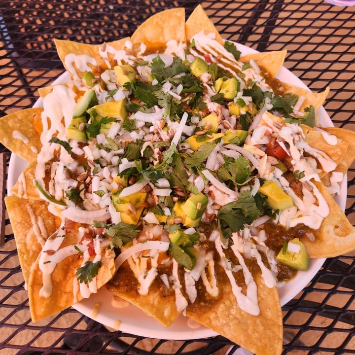 photo of Cozy Plum Bistro Green Chile Nachos shared by @cjv on  20 Jun 2023 - review