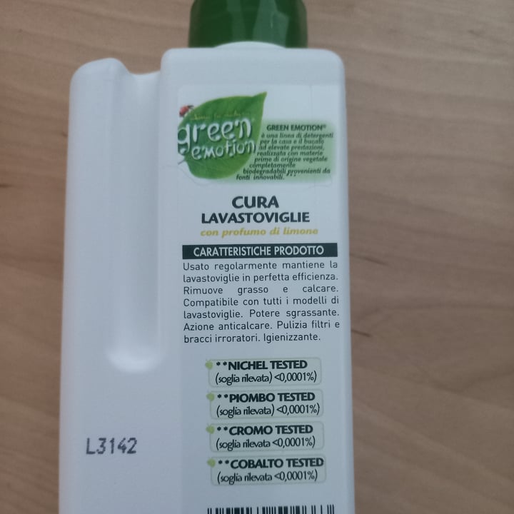 photo of Green emotion Cura Lavastoviglie shared by @paolaf on  17 Jul 2023 - review