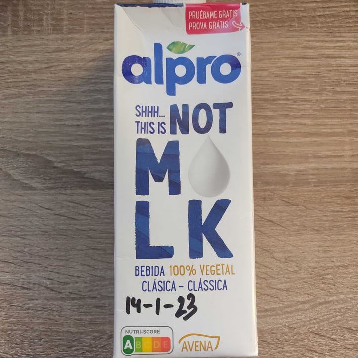 photo of Alpro Not Milk  shared by @anathelass on  14 Jan 2023 - review