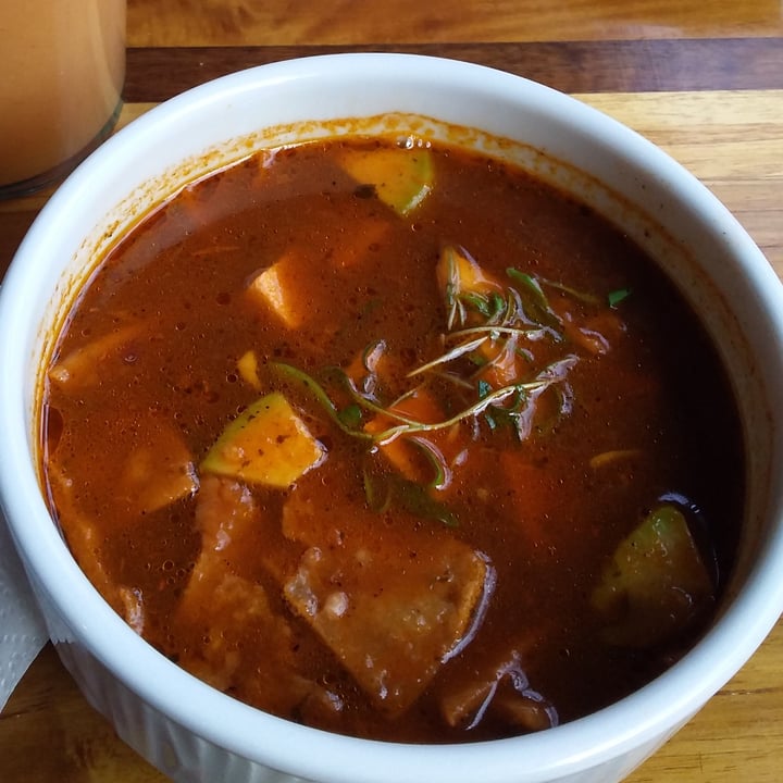 photo of Flores de Vegano Sopa Azteca shared by @v-murciegala on  16 Feb 2023 - review