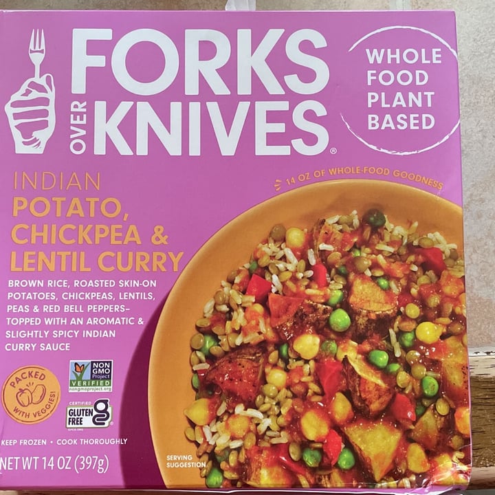 photo of Forks Over Knives Indian Potato, Chickpea, & Lentil Curry shared by @curlycubaminican on  09 Jul 2023 - review