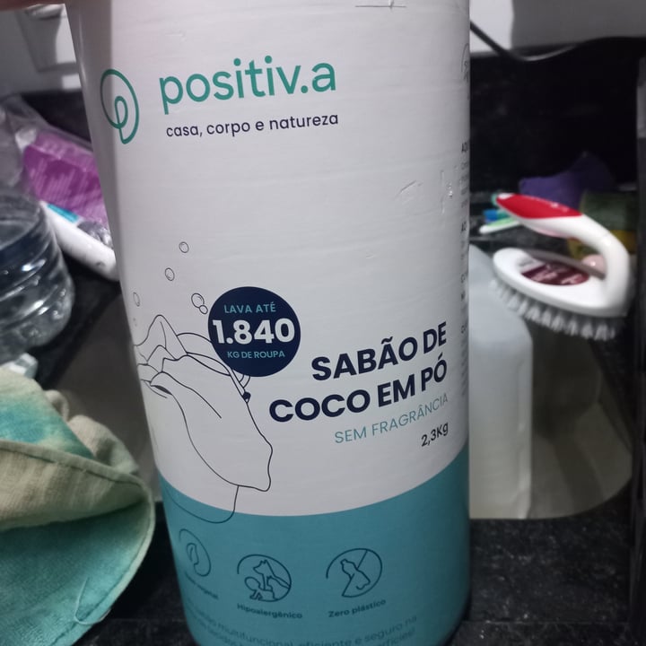 photo of Positiv.a Sabão De Coco Em Pó shared by @danipamplona on  30 Jan 2023 - review