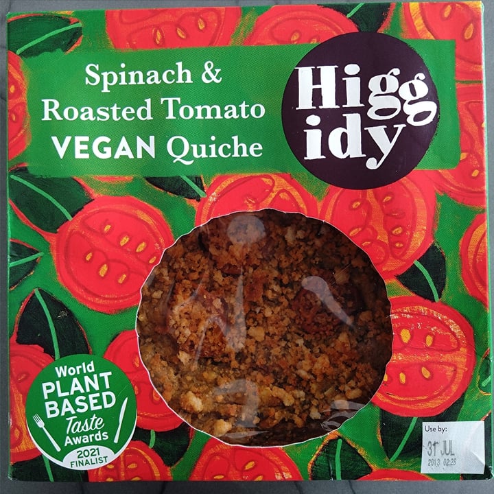 photo of Higgidy Spinach & Tomato Quiche shared by @sushruth on  26 Jul 2023 - review
