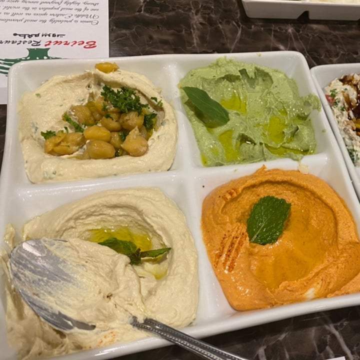 photo of Beirut Baba Ganoush, Hummus, Morabel shared by @travnastyart on  10 Mar 2023 - review