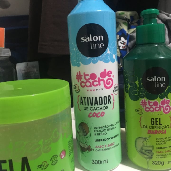 photo of Salon line Salon LINE Ativador De Cachos De Coco shared by @juliasoulat on  08 Jan 2023 - review