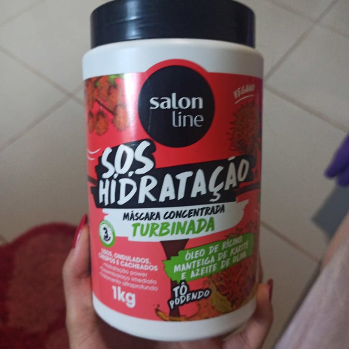 photo of Salon Line S.O.S Hidratação Máscara Concentrada Turbinada shared by @larissg on  21 Mar 2023 - review