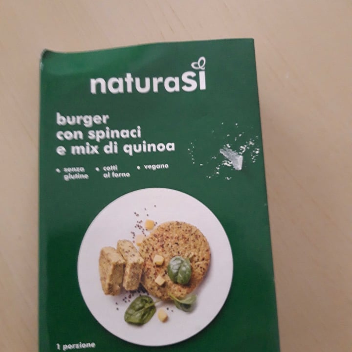 photo of Natura Sì burger con spinaci e mix di quinoa shared by @ldf on  07 Apr 2023 - review