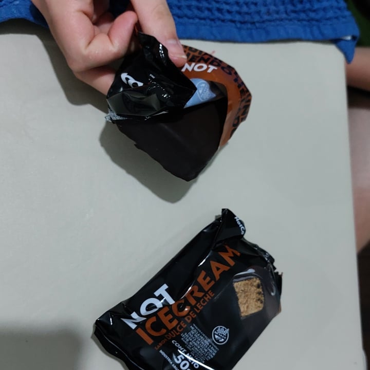 photo of NotCo not ice cream paleta Sabor Dulce De Leche shared by @josalinas on  08 Feb 2023 - review
