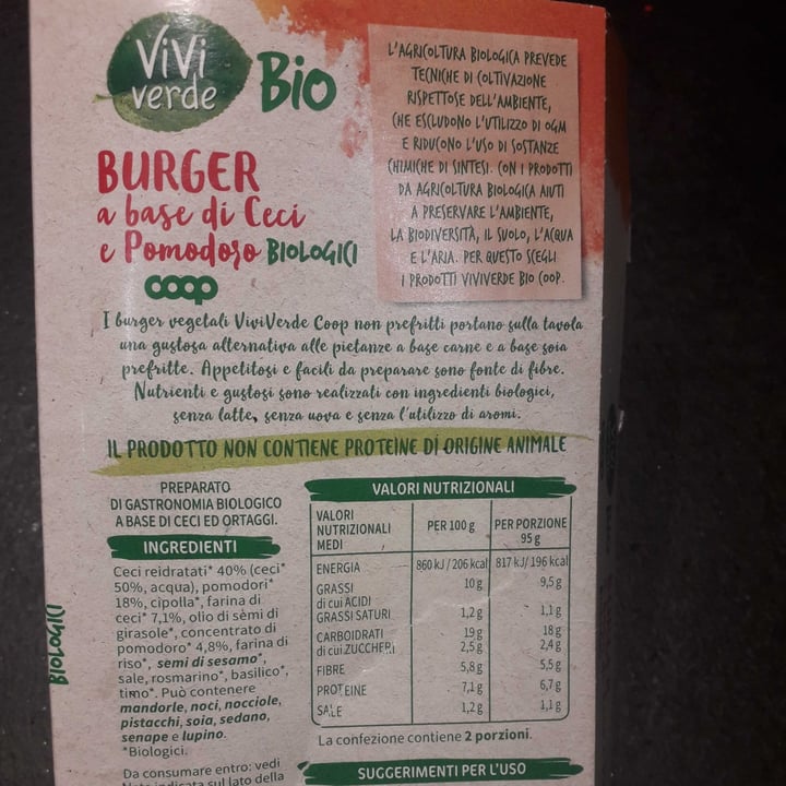 photo of Viviverde bio Burger Ceci e Pomodoro shared by @fratha on  17 Apr 2023 - review