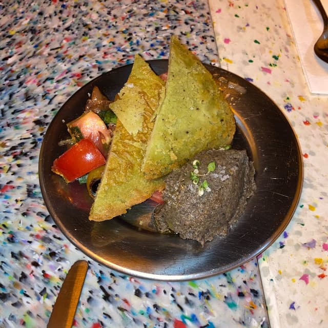 Photo of the dish “Pate de hongos y berenjenas”