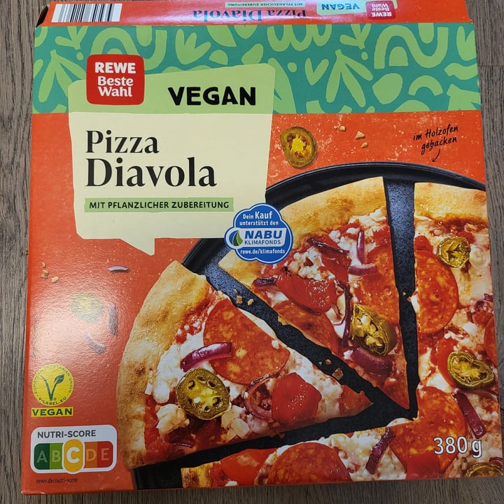 photo of REWE Beste Wahl Pizza Diavola shared by @thomass on  16 Apr 2023 - review