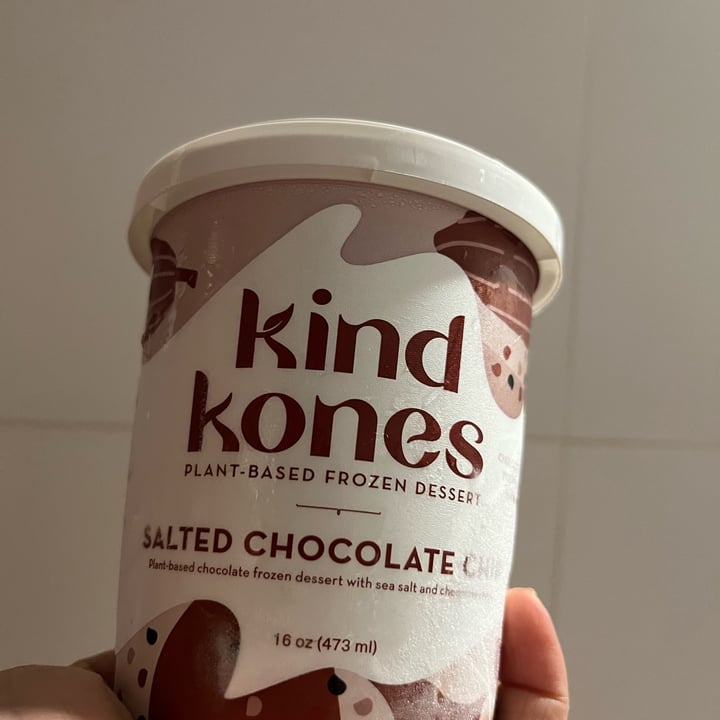 photo of Kind Kones Salted Chocolate Chip shared by @soy-orbison on  21 Jun 2023 - review