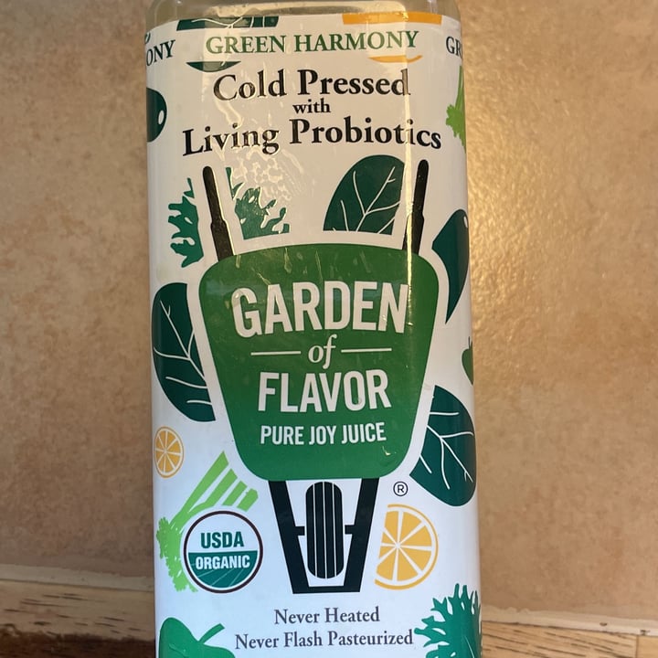 photo of Garden of Flavor Green harmony cold pressed juice shared by @curlycubaminican on  09 Jul 2023 - review