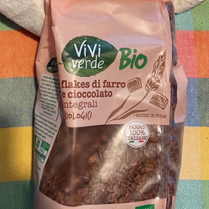 photo of Vivi Verde Coop Flakes di farro e cioccolato shared by @alicewithcats on  10 Jul 2023 - review