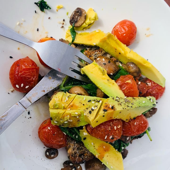 photo of The Deck Restaurant & Bar Open face vegan toast shared by @alygoedvolk on  04 Mar 2023 - review