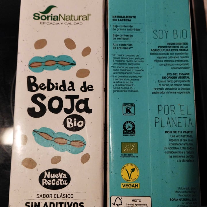 photo of Soria Natural Bebida De Soja Bio shared by @cirila on  09 Mar 2023 - review