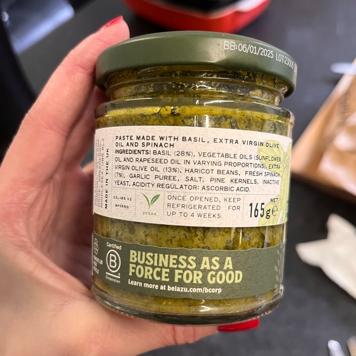 photo of Belazu Basil Pesto shared by @sofiaefragile on  08 Jul 2023 - review