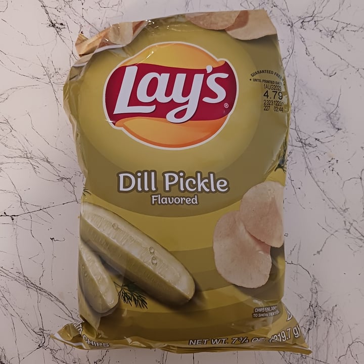 photo of Lay's Dill Pickle Flavored shared by @heartartichokehearts on  14 May 2023 - review