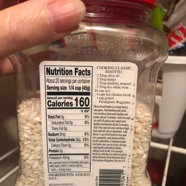 photo of Rice Select Arborio Rice shared by @malulemos on  30 Dec 2022 - review