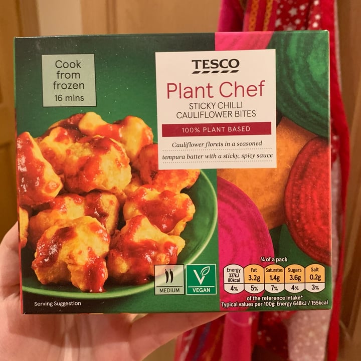 Tesco Plant Chef Sticky chilli cauliflower bites Review abillion