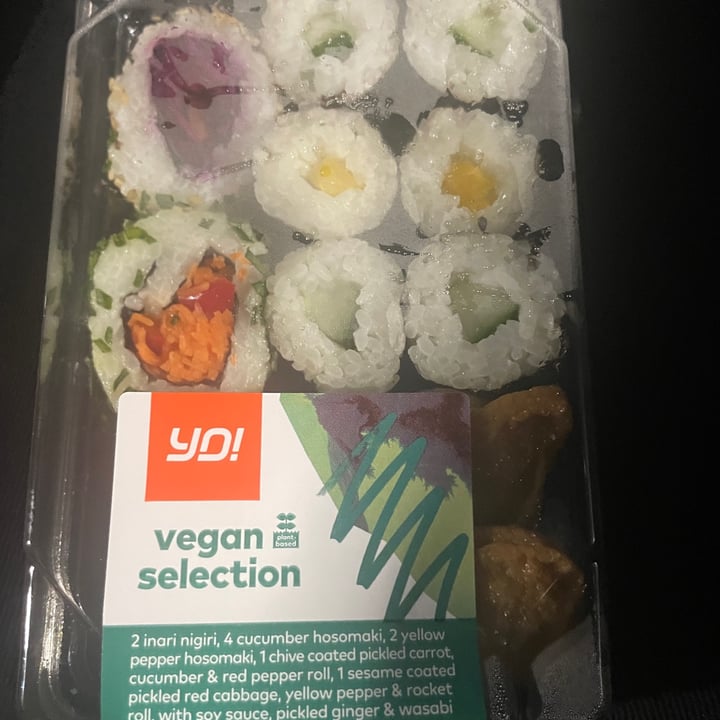 photo of Yo! Vegan Sushi Vegan Selection shared by @missykab on  06 Mar 2023 - review