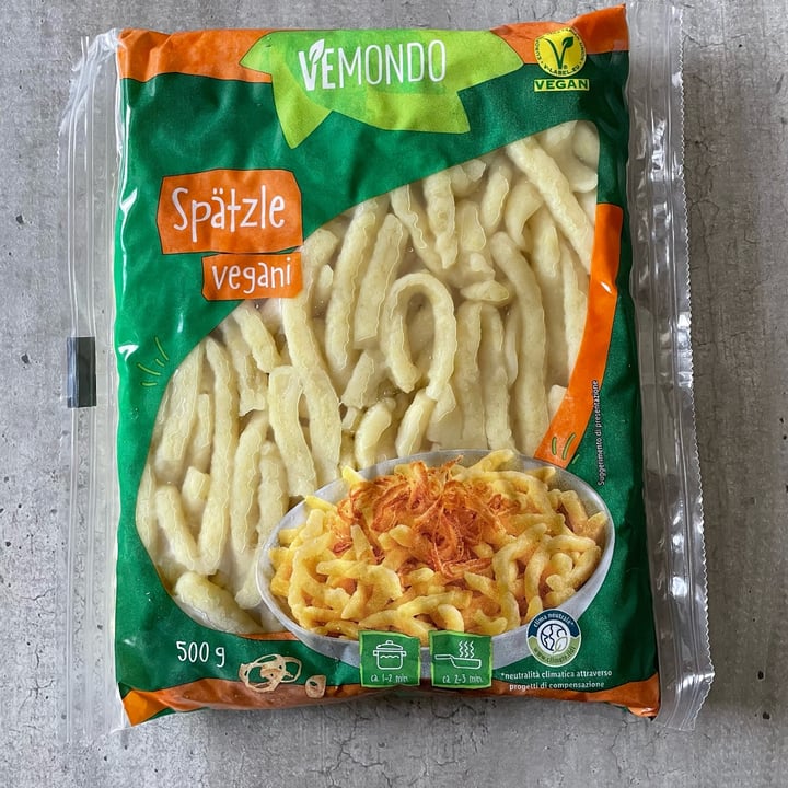 photo of Vemondo spätzle vegani shared by @spesaconpugliaveg on  02 Feb 2023 - review