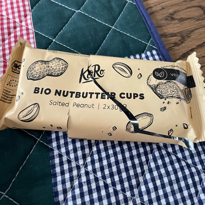 photo of Koro bio nutbutter cup salted peanut shared by @vale95 on  14 May 2023 - review