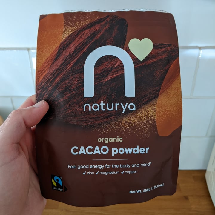 photo of Naturya Organic Cacao Powder shared by @edbateman on  09 Apr 2023 - review