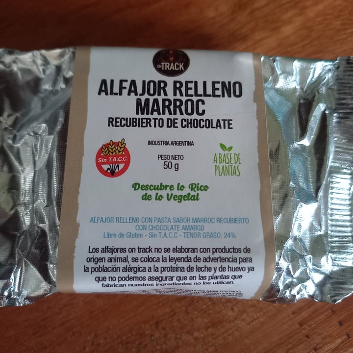 photo of On Track Alfajor OnTrack Relleno Marroc shared by @luciana1984 on  17 May 2023 - review