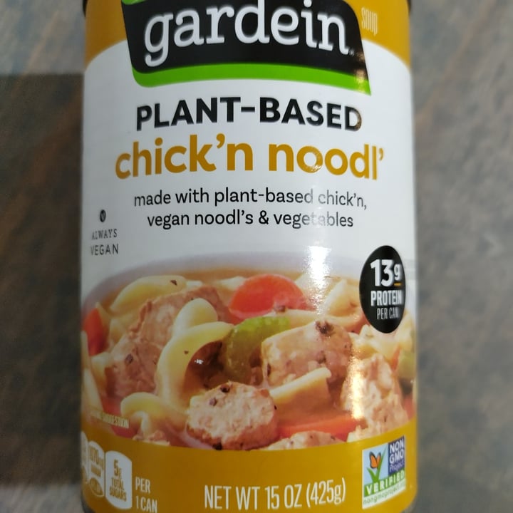 photo of Gardein Chick'n Noodle Soup shared by @gemgirl on  25 Jan 2023 - review