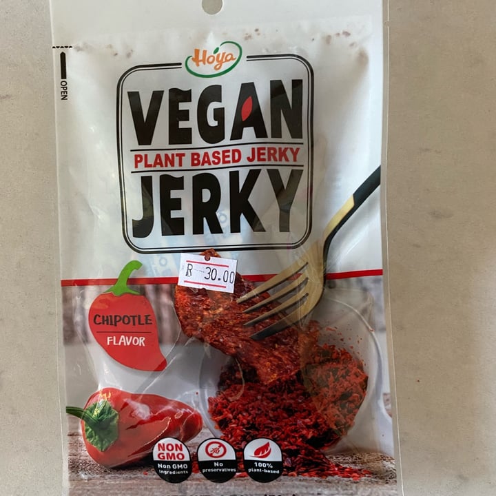 photo of Hoya Vegan Jerky Chipotle Flavour shared by @neale on  23 Apr 2023 - review