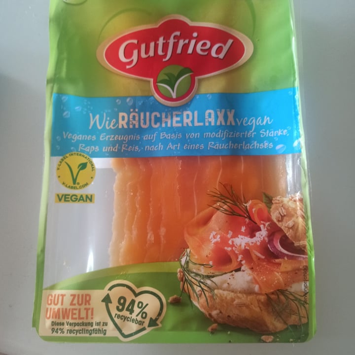 photo of Gutfried Wie Räucherlaxx vegan shared by @hi-i-am-yana on  28 Jul 2023 - review