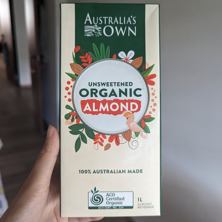 photo of Australia's Own Organic Almond Milk shared by @hongy on  26 Jun 2023 - review