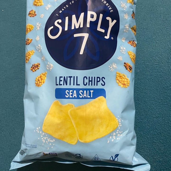 photo of Simply 7 Snacks Lentil Chips (sea salt) shared by @elenapera on  19 Jan 2023 - review