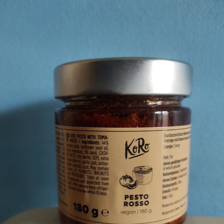 photo of Koro Pesto Rosso shared by @scatolettadiceci on  19 Apr 2023 - review