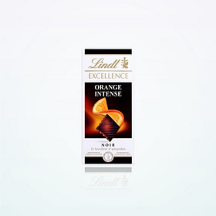 photo of Lindt 100%cacao orange noir profond shared by @francielly on  13 May 2023 - review