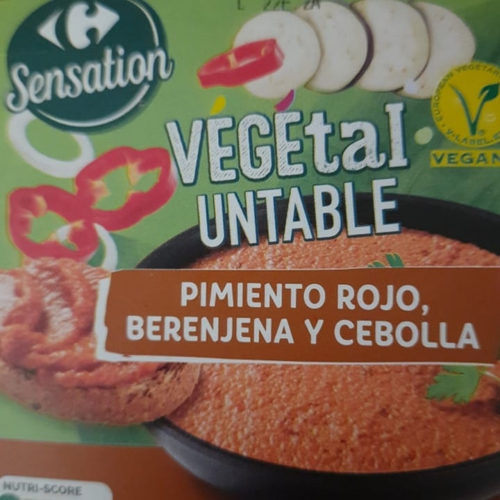 photo of Carrefour Sensation vegetal untable shared by @cristyglez on  23 Jun 2023 - review