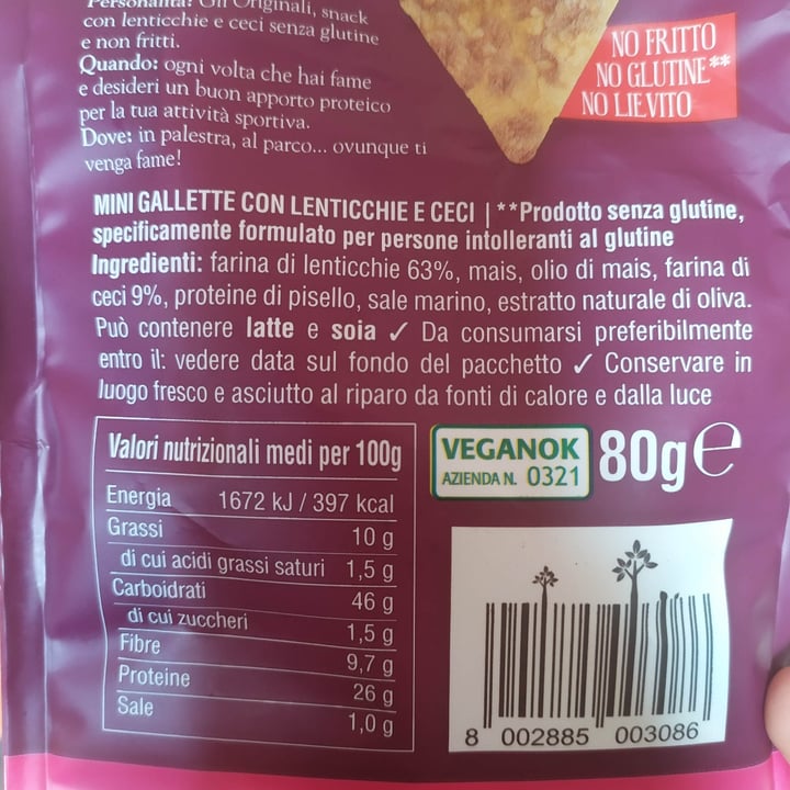 photo of Fiorentini snick snack Chips di lenticchie rosse shared by @carliperli on  22 Apr 2023 - review