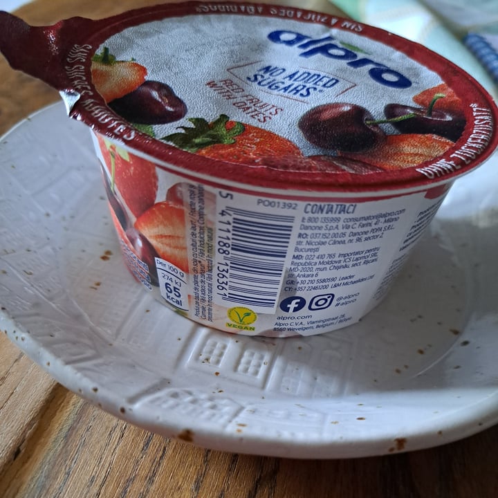 photo of Alpro Red Fruits With Dates (No Added Sugars) shared by @ferny65 on  22 Jul 2023 - review