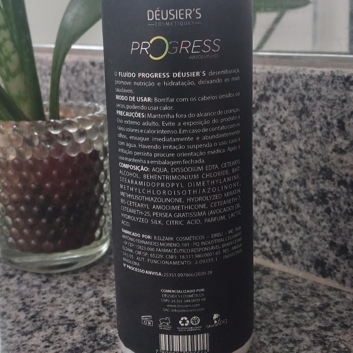 photo of Déusier's Fluido Progress shared by @lucianamatheus on  30 May 2023 - review