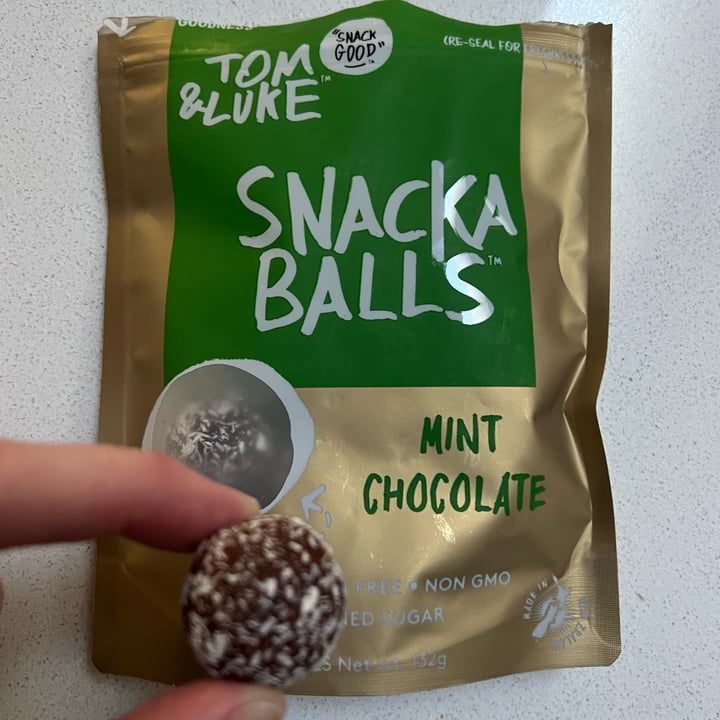 photo of Tom & Luke Snackaballs - Cacao, Mint, & Almond shared by @jess-m-wright on  28 Jul 2023 - review