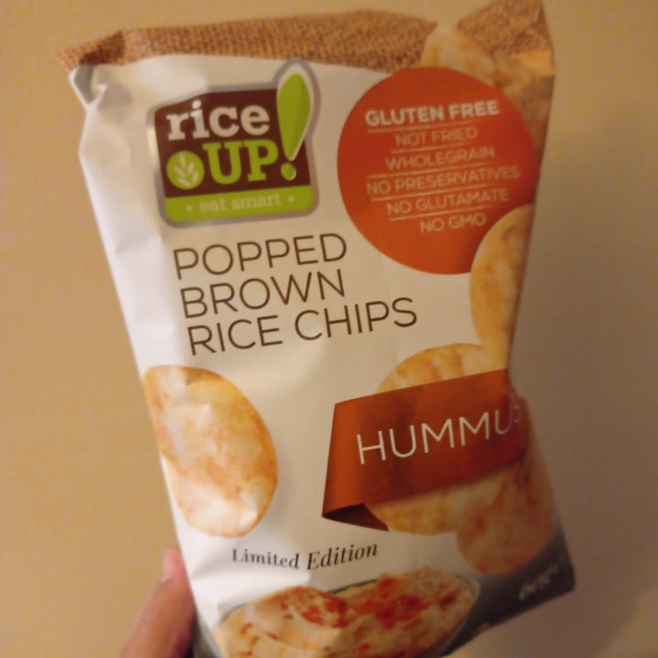 photo of Rice Up! Hummus Popped Brown Rice Chips shared by @txaranga on  29 Jan 2023 - review
