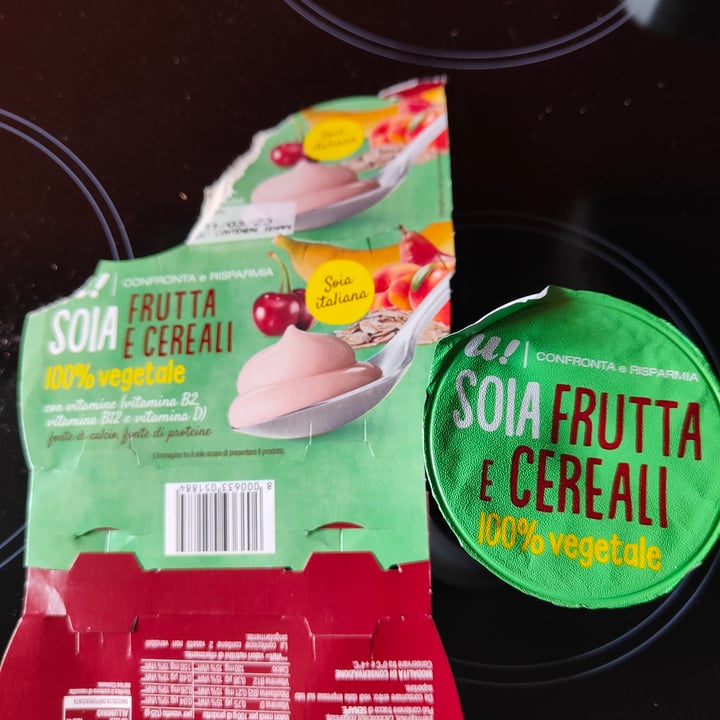 photo of U! Yogurt di soia frutta e cereali shared by @gilazza on  23 Feb 2023 - review